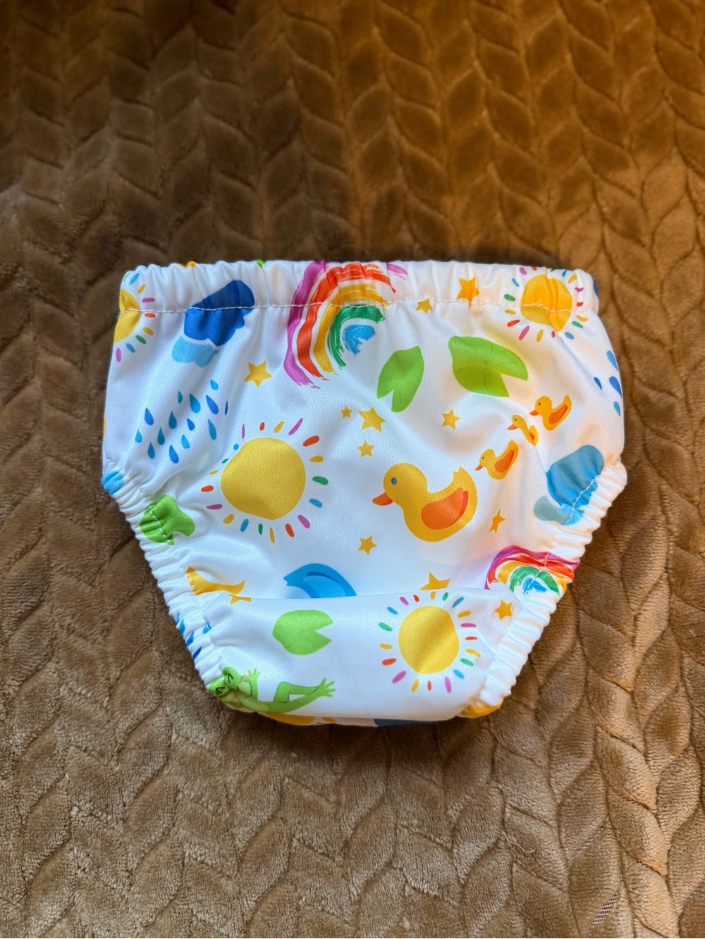 Charlie Banana Reusable Swim Diaper Snaps - Hello Sunshine - Never worn